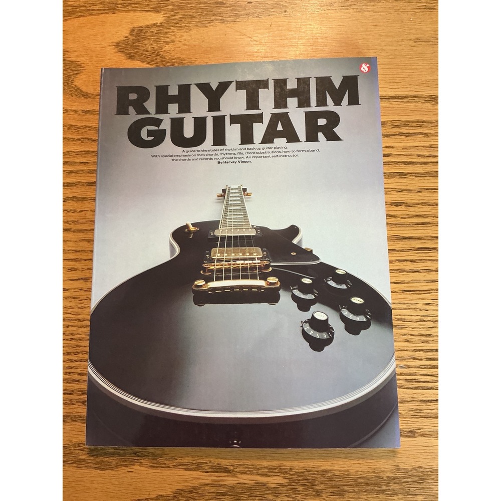 Vintage 1969 Rhythm Guitar by Harvey Vinson Instructional Music Book First Ed